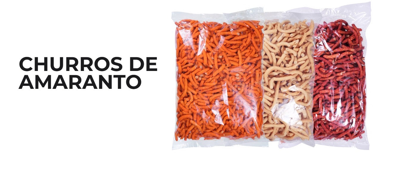 Churros de amaranto 100 piezas